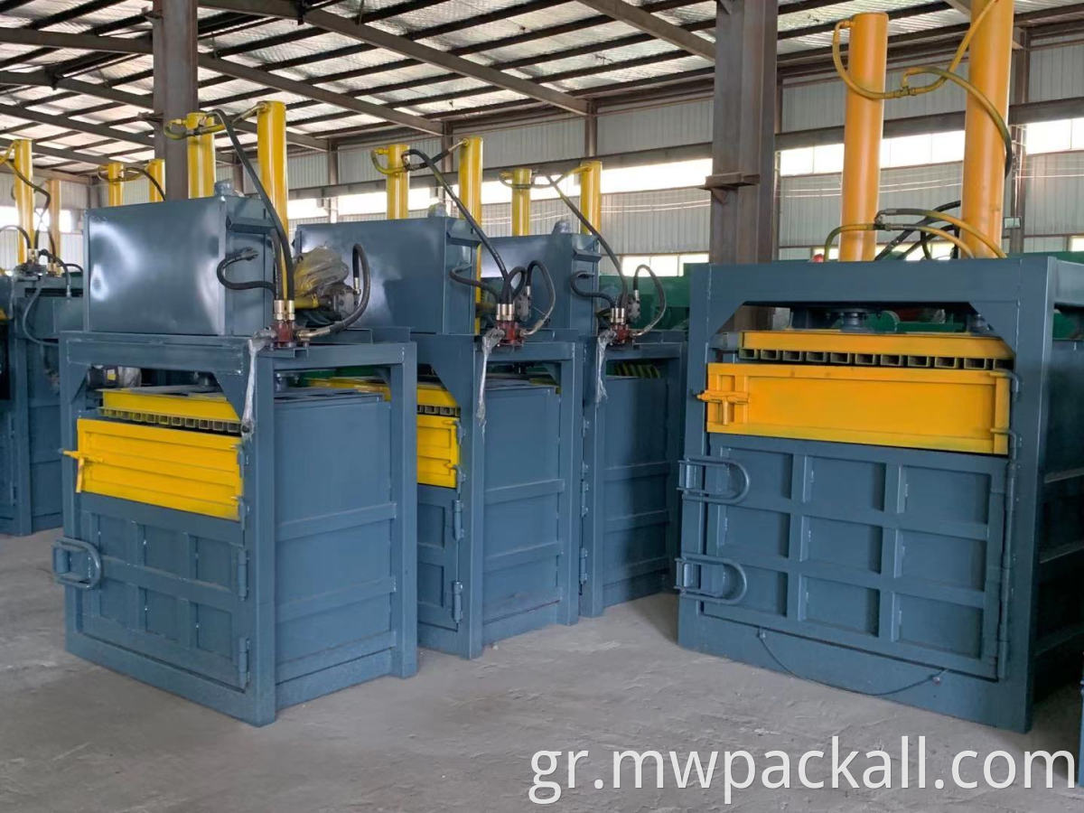 Waste Carton Baler Baler Press Machine με υδραυλική ισχύ και προσαρμοσμένο μέγεθος